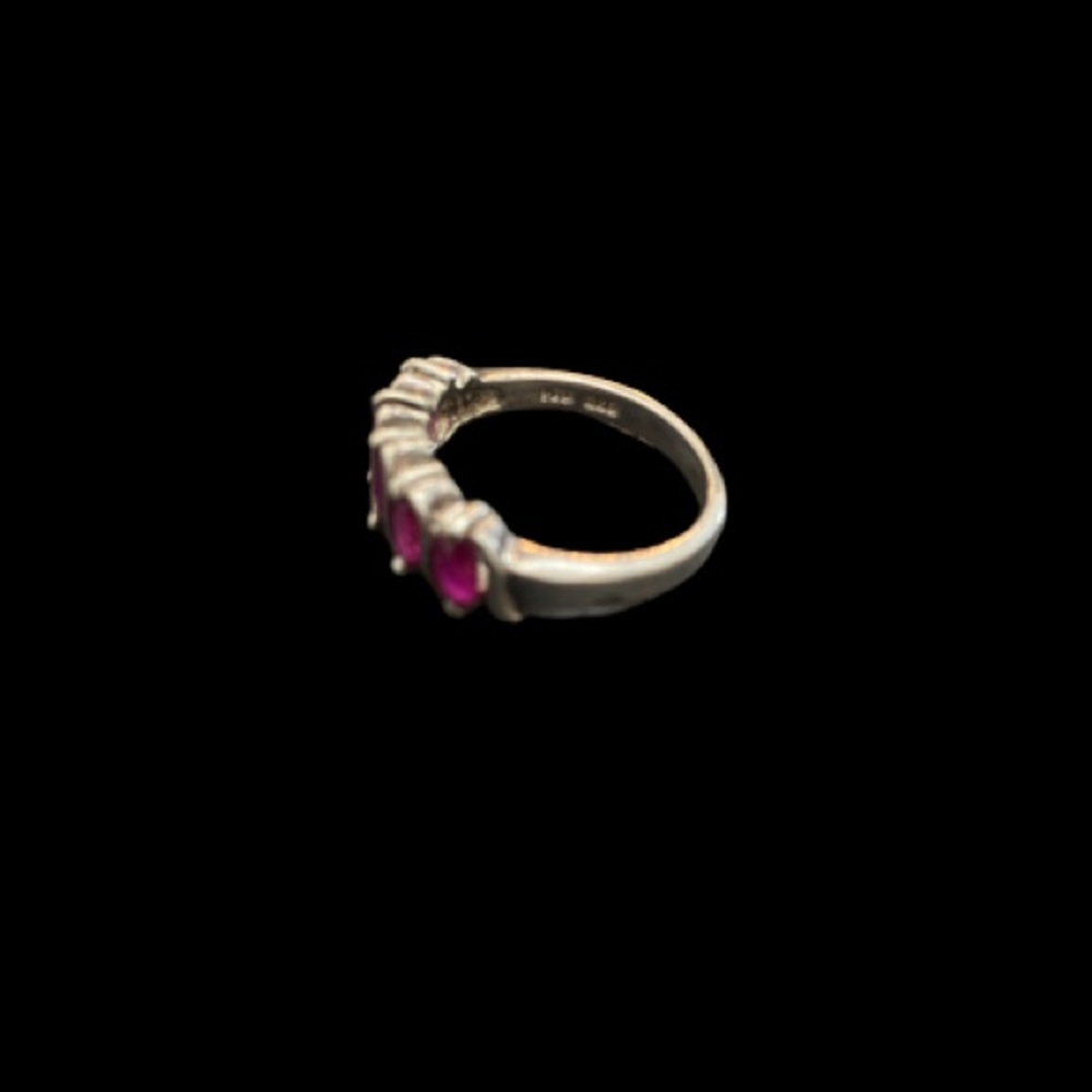 Sterling & Ruby Ring - image 3